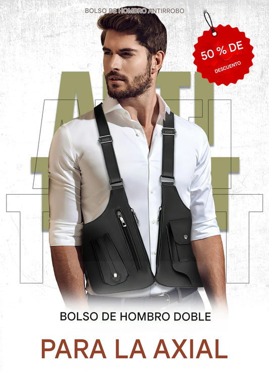 🔥2025 NUEVA VENTA CALIENTE🔥 Bolsa Táctica Anti-Robo Multi-Bolsillos con Correa de Doble Hombro para Exterior